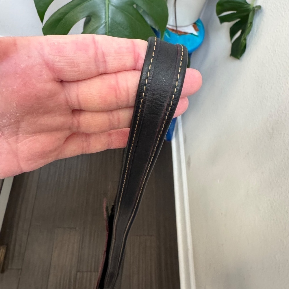 Coach x Disney Black Leather Patricia Saddle Bag Crossbody Mickey Ears - Picture 5 of 11